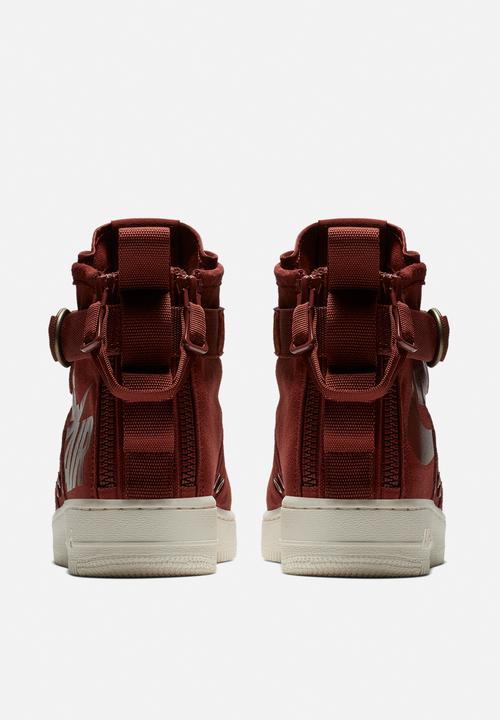 Nike - Nike SF Air Force 1 Mid - Pueblo Brown / Dark Russet
