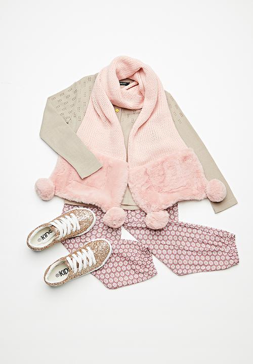 Cotton On - Kids pocket scarf - pink