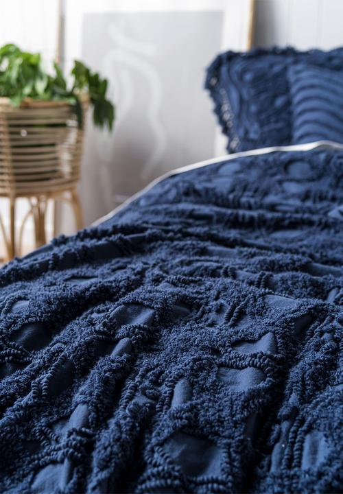 Linen House - Somers bed cover - navy 
