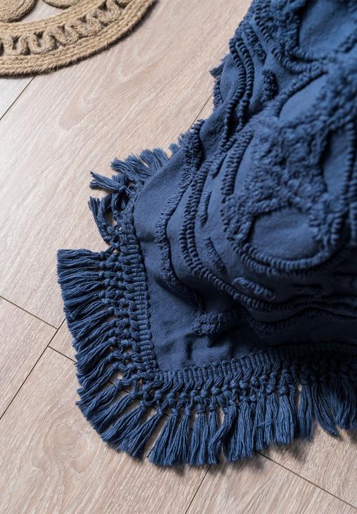 Linen House - Somers bed cover - navy 
