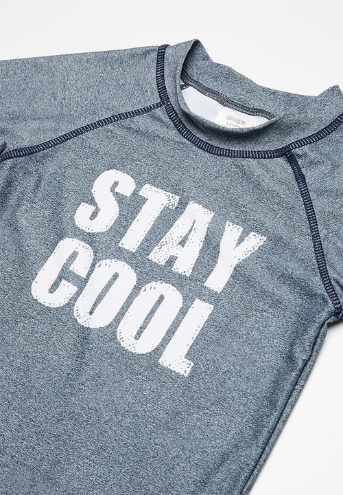 MINOTI - Kids boys stay cool rash set - grey 