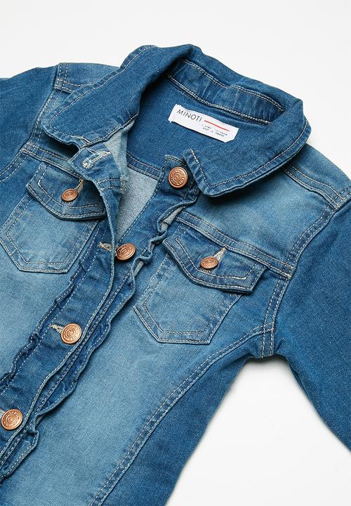 MINOTI - Kids girls denim jacket - blue 