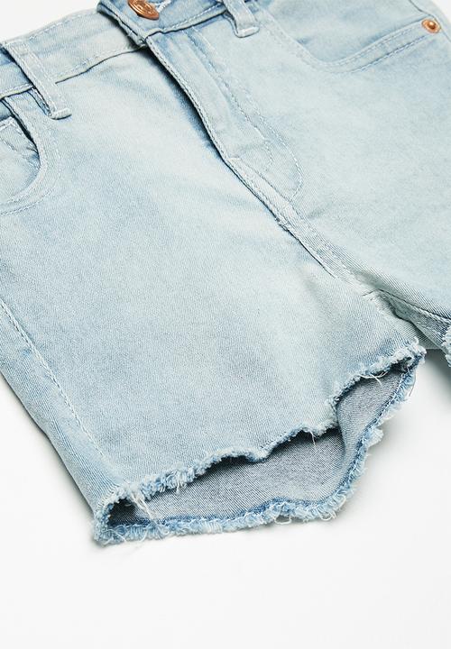 MINOTI - Kids girls denim shorts - blue 
