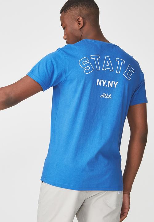 Cotton On - Tbar short sleeve tee - blue