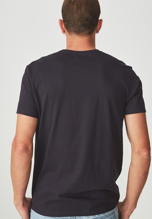 Cotton On - Tbar short sleeve tee - navy 