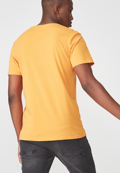 Cotton On - Tbar short sleeve tee - orange 