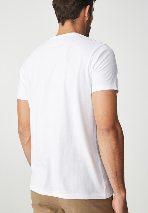 Cotton On - Tbar short sleeve tee - white