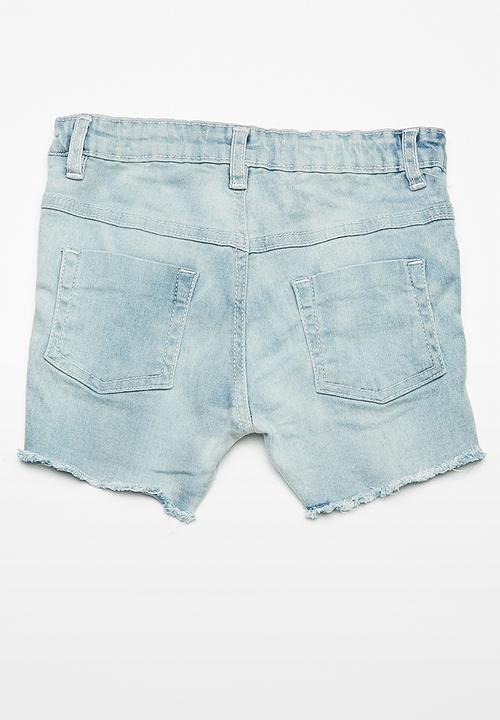 MINOTI - Kids girls denim shorts - blue 