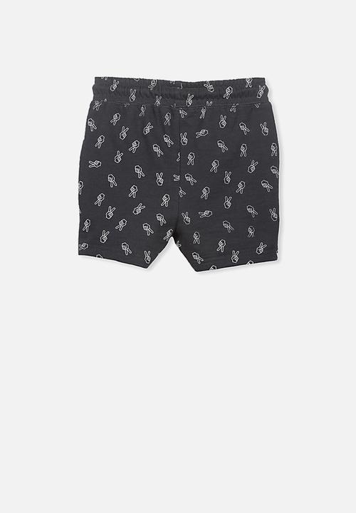 Cotton On - Henry slouch shorts - black 