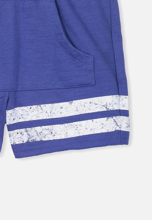 Cotton On - Henry slouch shorts - blue