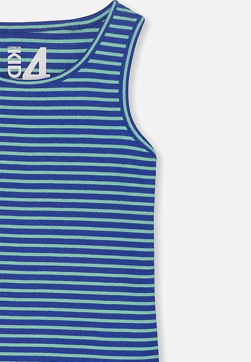 Cotton On - Brooke singlet  sleeveless - blue