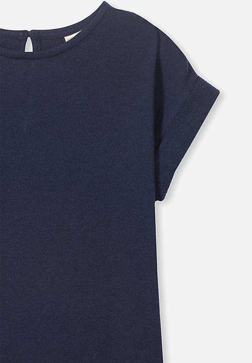 Cotton On - Sallianne short sleeve dress - navy 