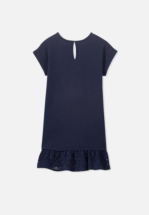 Cotton On - Sallianne short sleeve dress - navy 