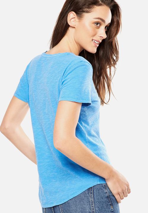 Cotton On - Crew T-shirt - blue 