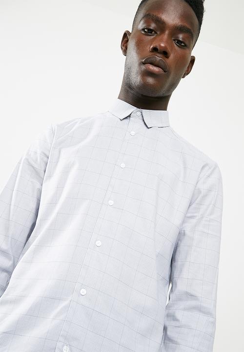 New Look - Double collar shirt - grey 