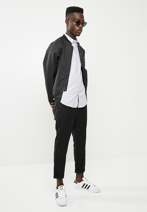New Look - Double collar shirt - grey 