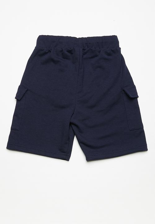 Superbalist - Draw cord utility shorts - navy