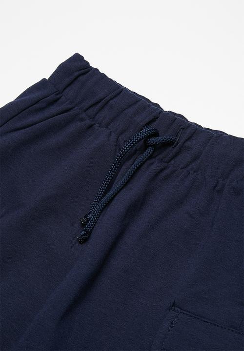 Superbalist - Draw cord utility shorts - navy