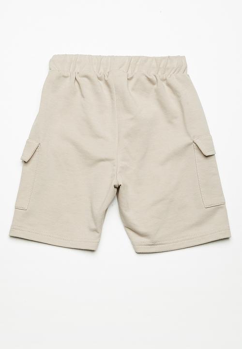 Superbalist - Draw cord utility shorts - beige 