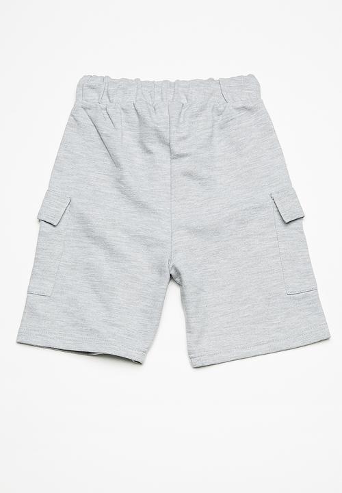 Superbalist - Draw cord utility shorts - grey 