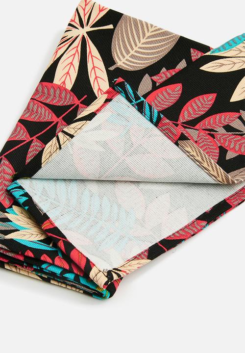 Grey Gardens - Moon island napkin set of 2 - multi