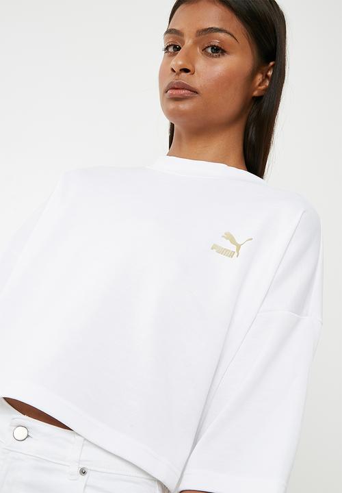 PUMA - Retro top Puma - white