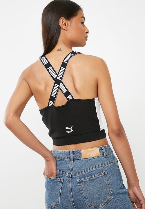 PUMA - Archive crop top Puma - black