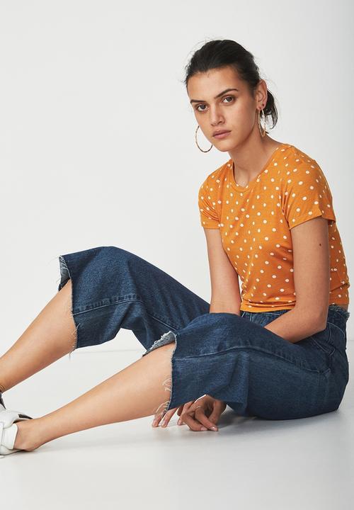 Cotton On - The baby tee - orange