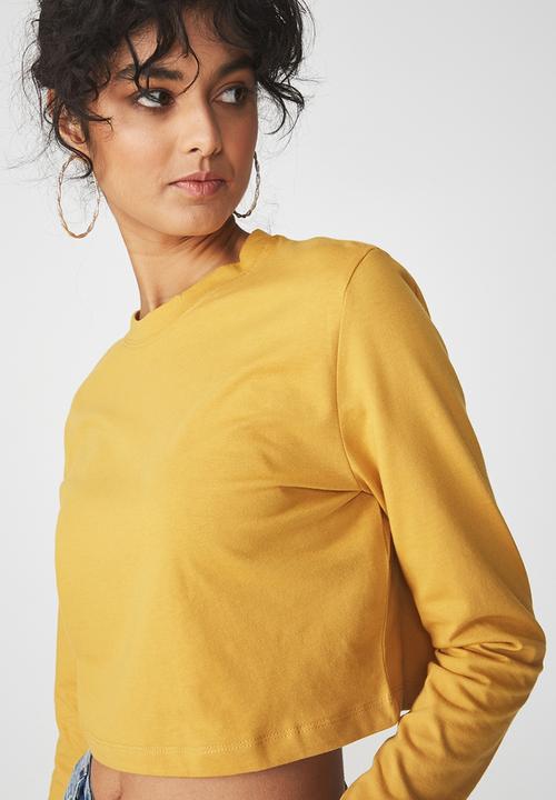 Cotton On - The urban long sleeve top - yellow