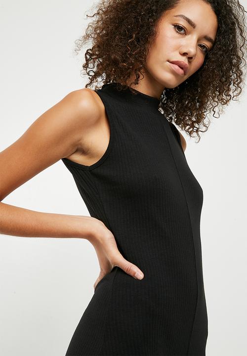 Missguided - High neck sleeveless jumpsuit - black 