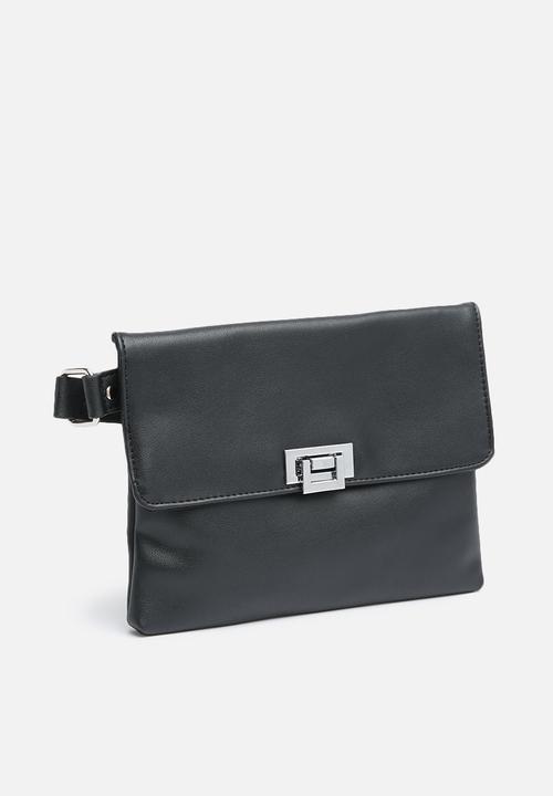 Missguided - Flat waist bag - black 
