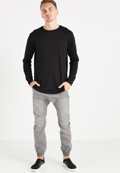 Cotton On - Tbar long sleeve tee - black