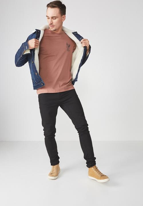 Cotton On - Tbar tee - brown