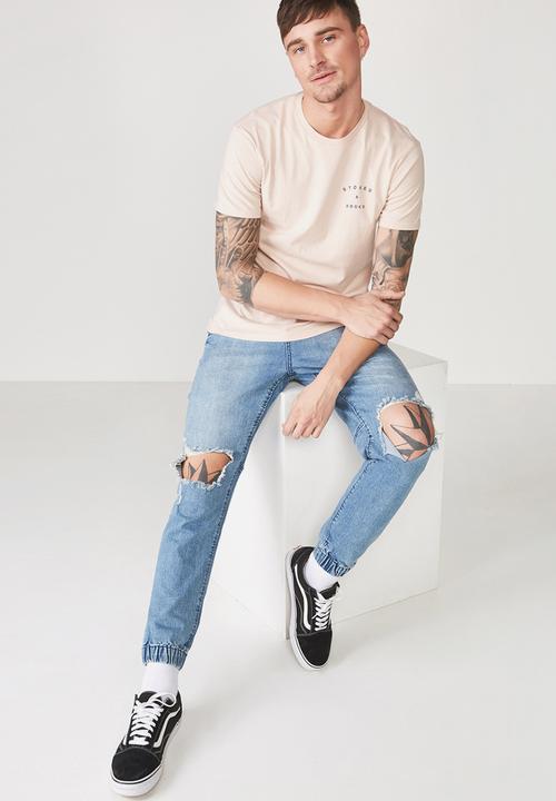 Cotton On - Tbar short sleeve tee - beige