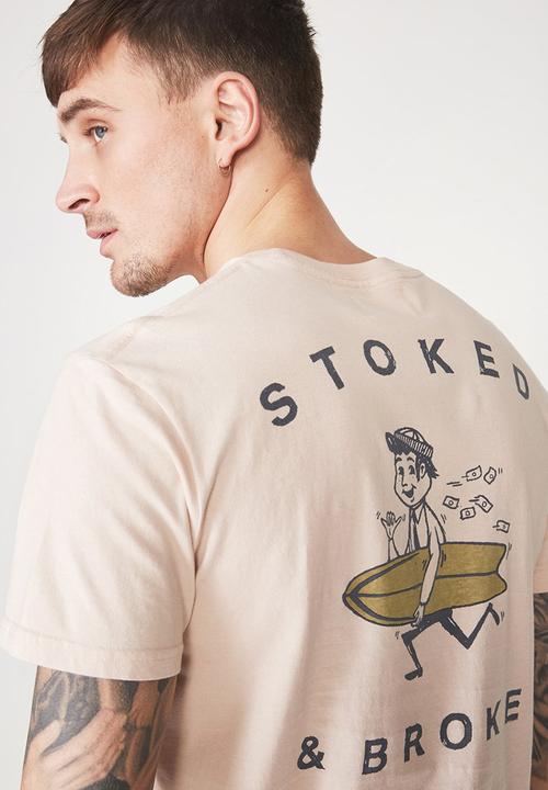 Cotton On - Tbar short sleeve tee - beige
