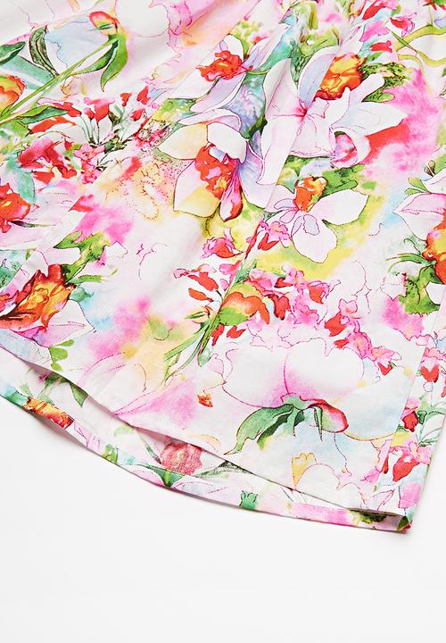 Superbalist - Fluted sleeve dress - multi