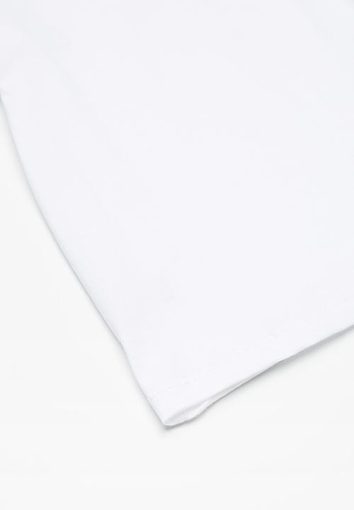 Superbalist - Kids girls ruffle sleeve top - white