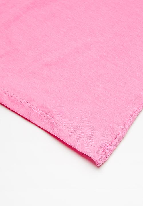 Superbalist - Kids girls ruffle sleeve top - pink 