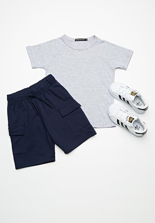 Superbalist - Kids boys 2 pack raglan tee - multi 