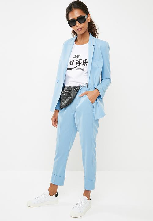 Superbalist - Double breasted suit jacket - blue