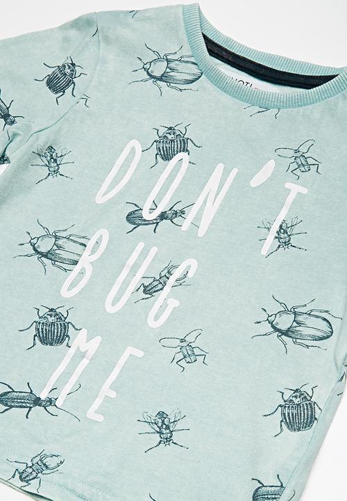 MINOTI - Kids boys bugs T-shirt - blue
