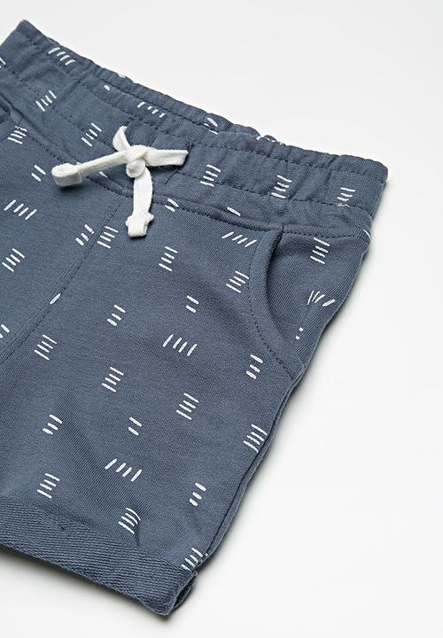 MINOTI - Kids boys fleece shorts - blue 