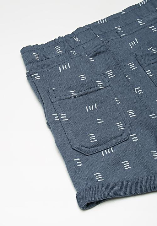 MINOTI - Kids boys fleece shorts - blue 