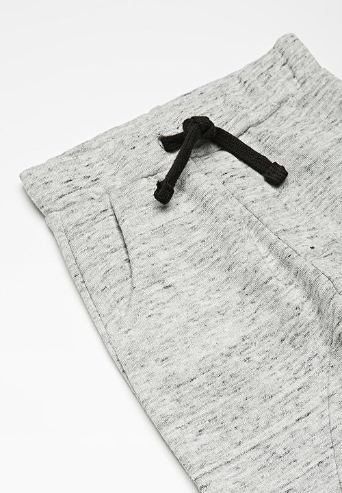 MINOTI - Kids boys marl jogger pants - grey 