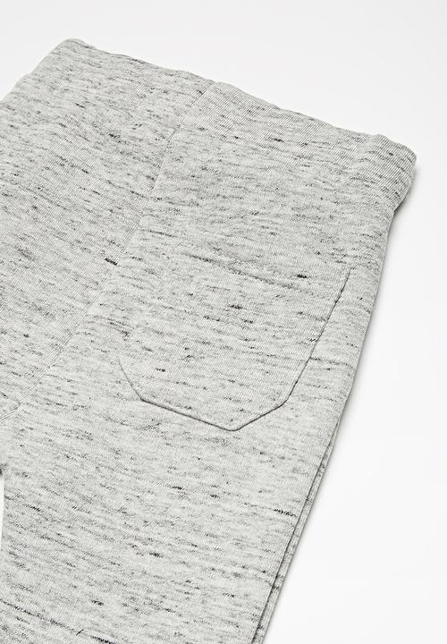 MINOTI - Kids boys marl jogger pants - grey 