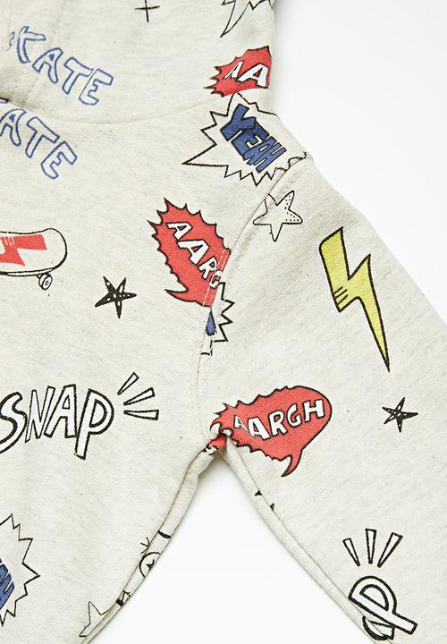 MINOTI - Kids boys hooded sweat top - grey