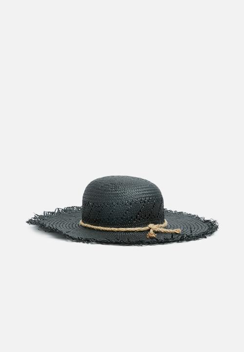 Superbalist - Straw sun hat - black