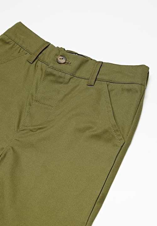 Superbalist - Casual chino pants - olive