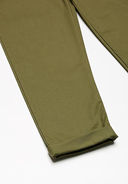 Superbalist - Casual chino pants - olive