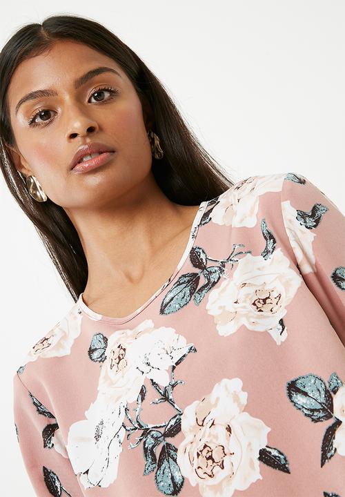 Superbalist - Smocked hem blouse - pink 